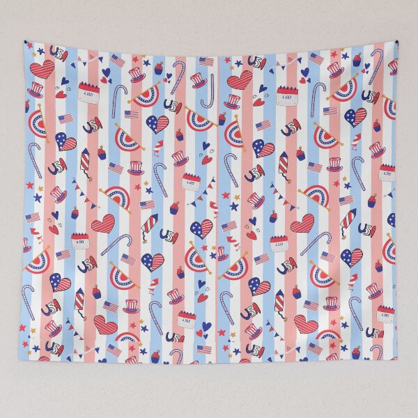 Item preview, Stars, Stripes & Sweets – 4th of July Pattern designed and sold by Mira.Made.
