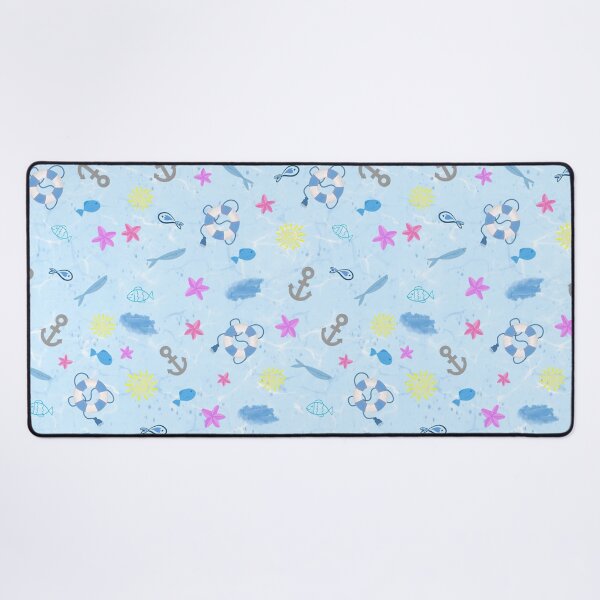 Item preview, Nautical Summer Vibes – Ocean Pattern with Anchor & Sun⚓️☀ designed and sold by Mira.Made.