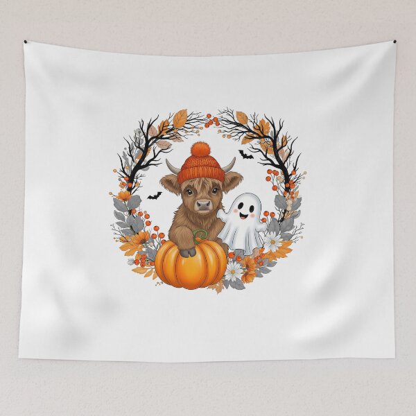 Item preview, Halloween Highland Cow designed and sold by facegm.