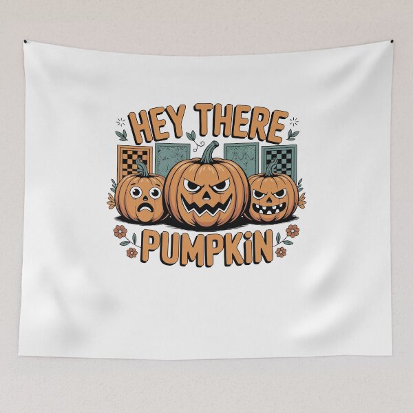 Item preview, Halloween Pumpkins and Greeting Design designed and sold by facegm.