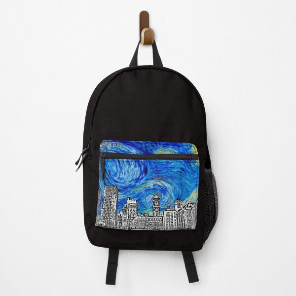 Item preview, Manchattan - Manchester, England's Skyline Meets Van Gogh Starry Night designed and sold by Shutterbird Robyn Joyce Photography.