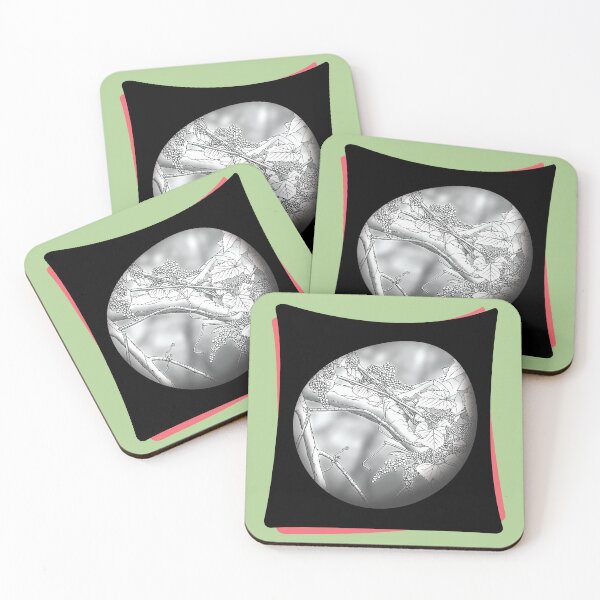 Item preview, The Floating trees in the Dark Abstract Forest designed and sold by cremedecolor.