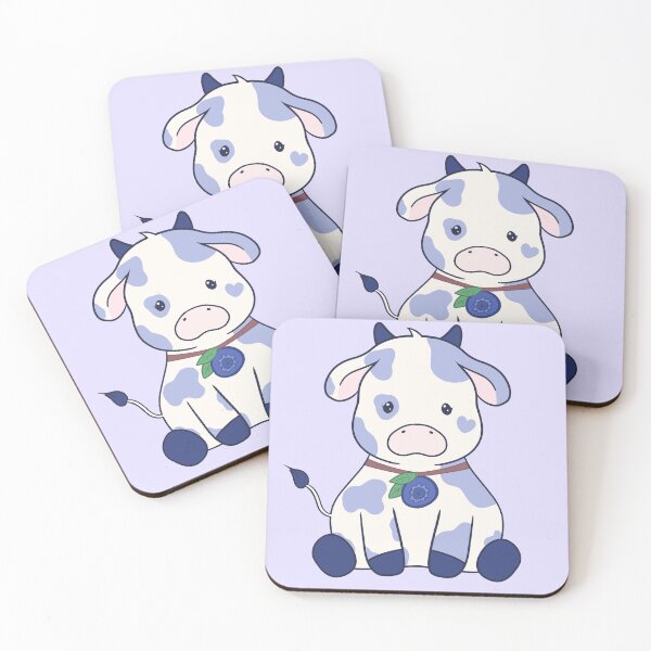 Aperçu de l'œuvre Vache aux bleuets créée et vendue par erxnmei.