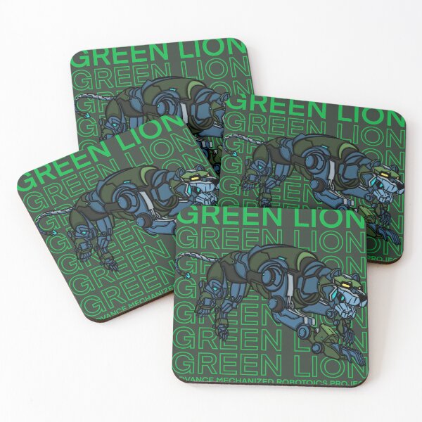 Item preview, Low Poly Project - Green Lion designed and sold by giftmones.