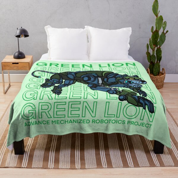 Item preview, Low Poly Project - Green Lion designed and sold by giftmones.