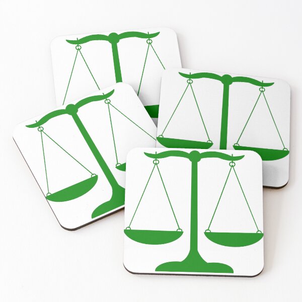 Item preview, Scales of Justice- Green Law designed and sold by MagicMe-JD.
