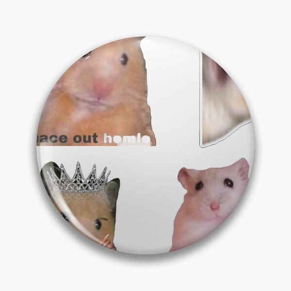 Item preview, Peace hamster, meme hamster sticker pack designed and sold by designsbysusie729.