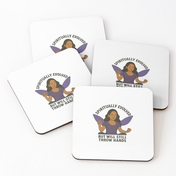 Item preview, Spiritually Evolved, But Will Still Throw Hands  designed and sold by MizunoJewel.