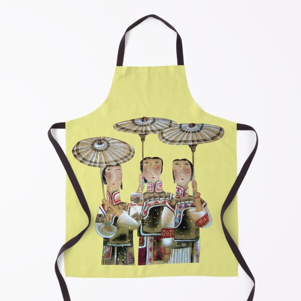 Item preview, Chinese art- three stylised women with parasols designed and sold by Andykinoz.
