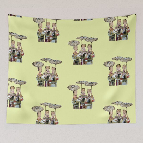 Item preview, Chinese art- three stylised women with parasols designed and sold by Andykinoz.
