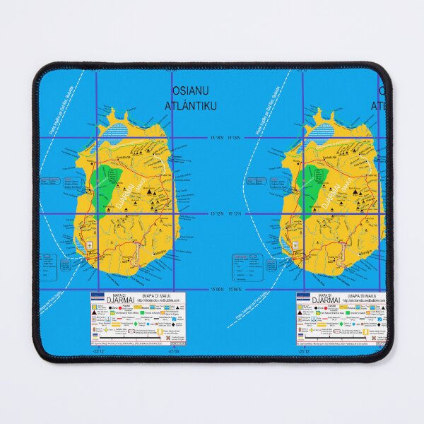 Item preview, Mapa di Djarmai / Map of Maiu (May Island) designed and sold by SkolaNobu.
