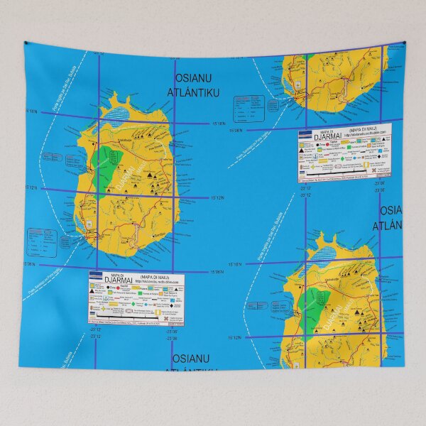 Item preview, Mapa di Djarmai / Map of Maiu (May Island) designed and sold by SkolaNobu.