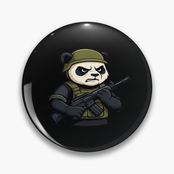 Item preview, Tactical panda designed and sold by YourFavBuddy.