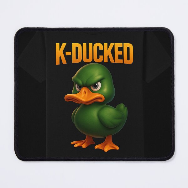 Item preview, “K-DUCKED – Funny Green Duck Design" designed and sold by BonioArtLab.