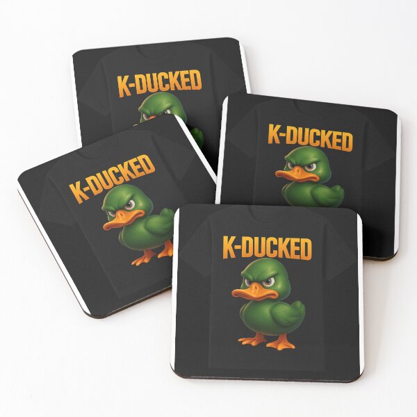 Item preview, “K-DUCKED – Funny Green Duck Design" designed and sold by BonioArtLab.
