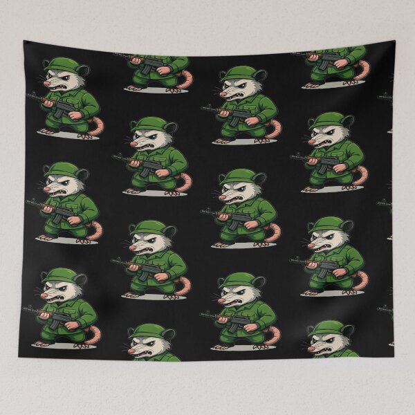 Item preview, Tactical opossum designed and sold by YourFavBuddy.