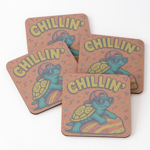 Item preview, Chillin turtle vibes designed and sold by ManikRaja.