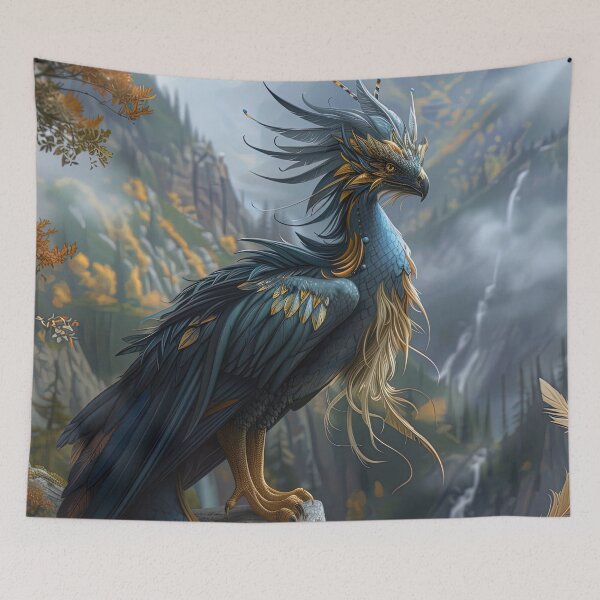 Item preview, The Plumage of the Sapphire Falls designed and sold by bloorose.