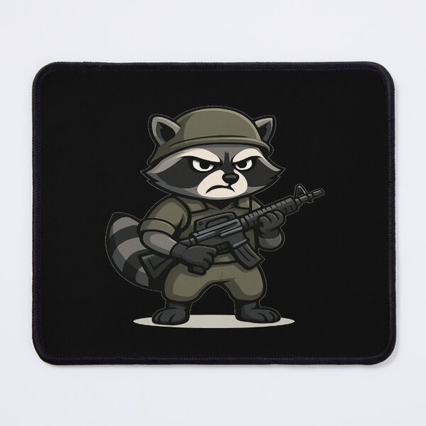 Item preview, Tactical raccoon designed and sold by YourFavBuddy.