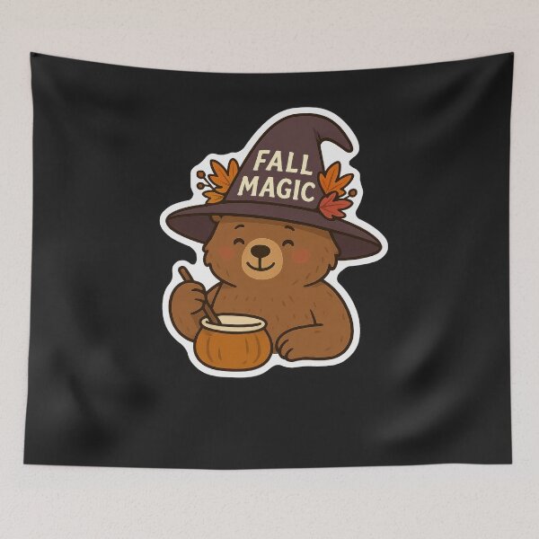 Item preview, Halloween Witch Animal Stickers  designed and sold by cawtoon.