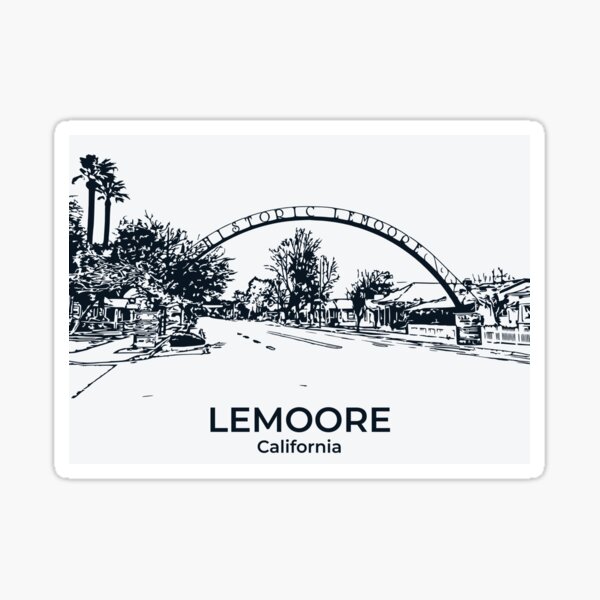 Vista previa del artículo con la obra «Lemoore, California», diseñado y vendido por Lakeric.