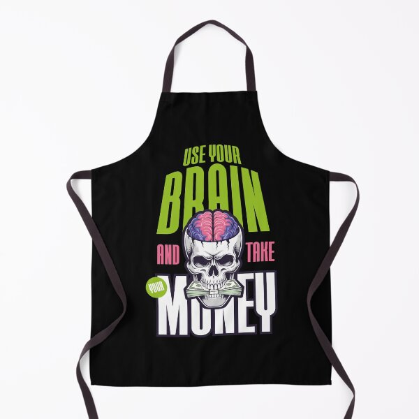 Item preview, skull: use your brain and take your money designed and sold by Dizartico.