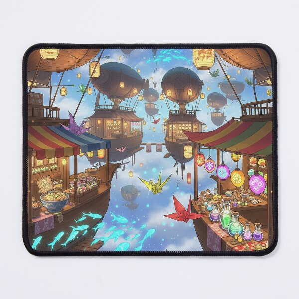 Item preview, Anime's Floating Market in the Clouds designed and sold by WeebWorkz.
