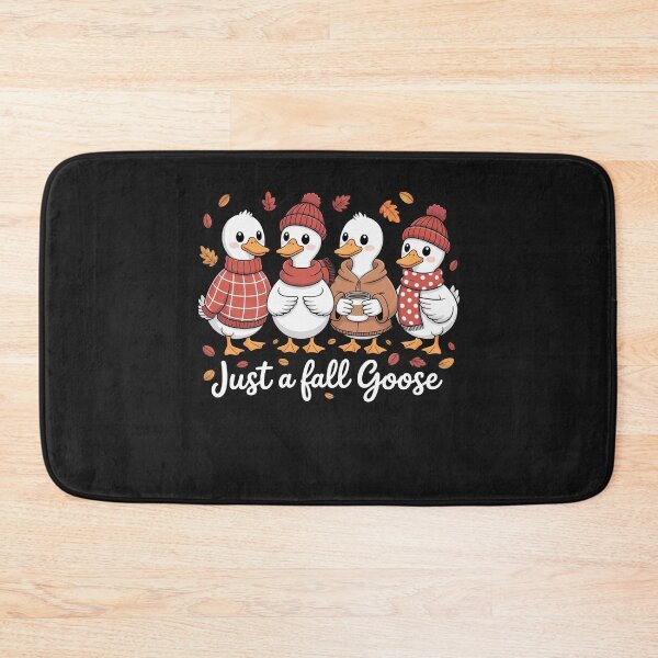 Item preview, Just a Fall Goose Cozy Autumn Ducks designed and sold by cawtoon.