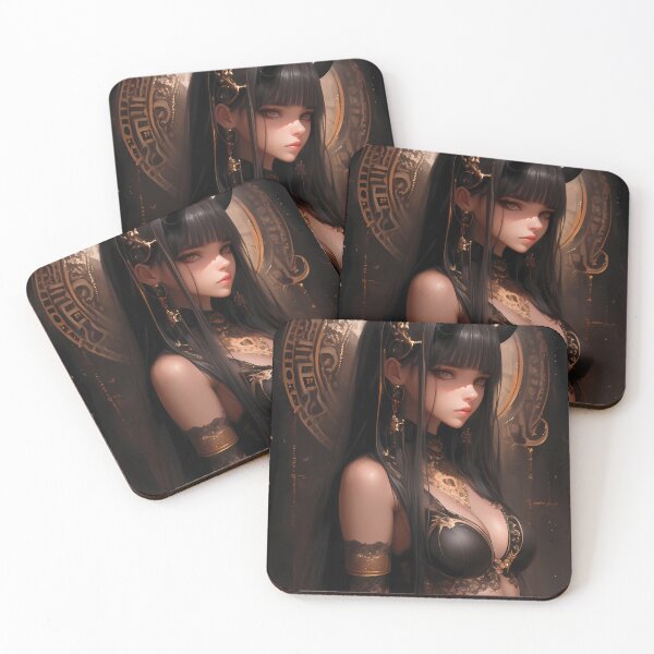 Item preview, Sexy Golden Shadow Sorceress Anime Girl Mystical Enigmatic Elegance designed and sold by GABRIELMURPHY.