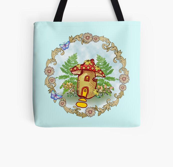 Mushroom Fairy House Bag