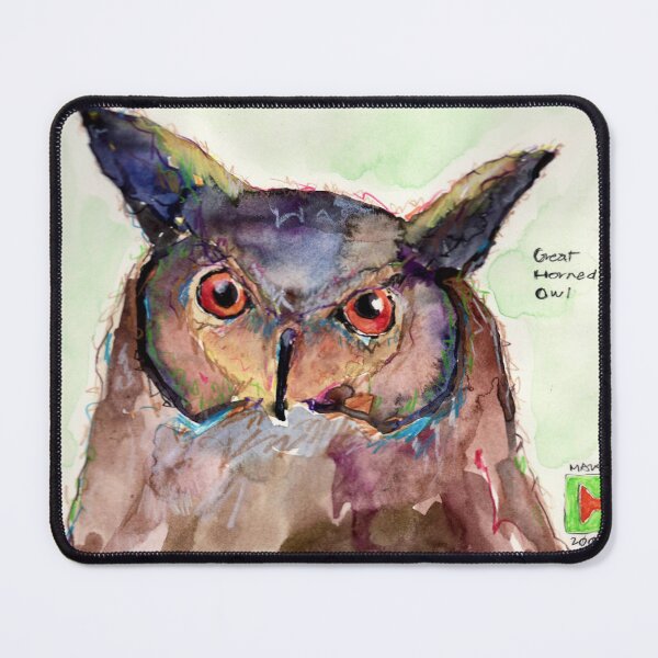 Item preview, Great horned owl designed and sold by junehog.