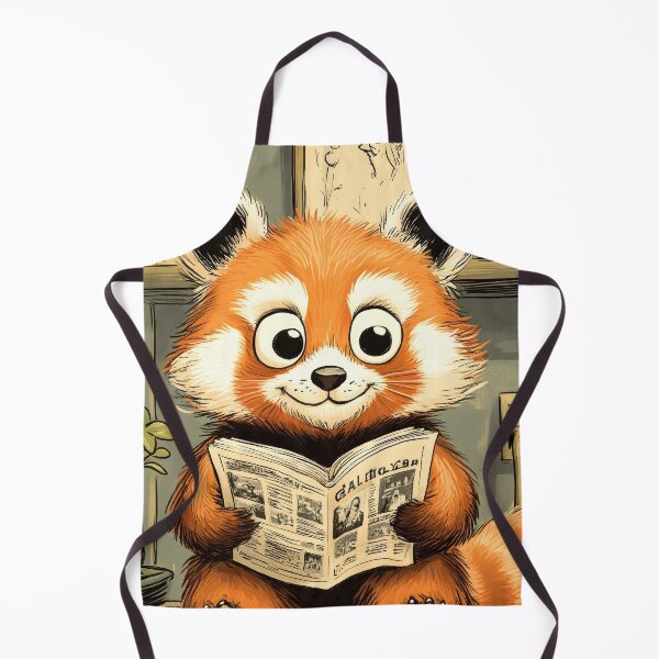 Item preview, Animal Toilet Adorable Red Panda Indulges Morning Library Newspaper Ritual Delight designed and sold by GABRIELMURPHY.