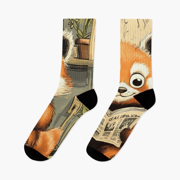 Item preview, Animal Toilet Adorable Red Panda Indulges Morning Library Newspaper Ritual Delight designed and sold by GABRIELMURPHY.