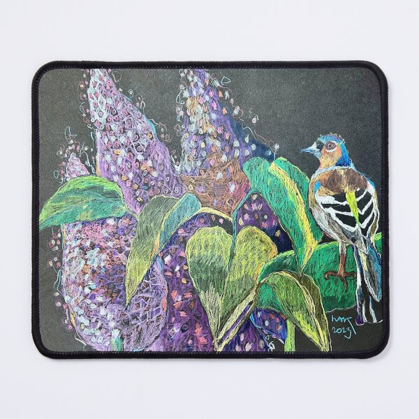Item preview, Chaffinch in lilacs designed and sold by junehog.
