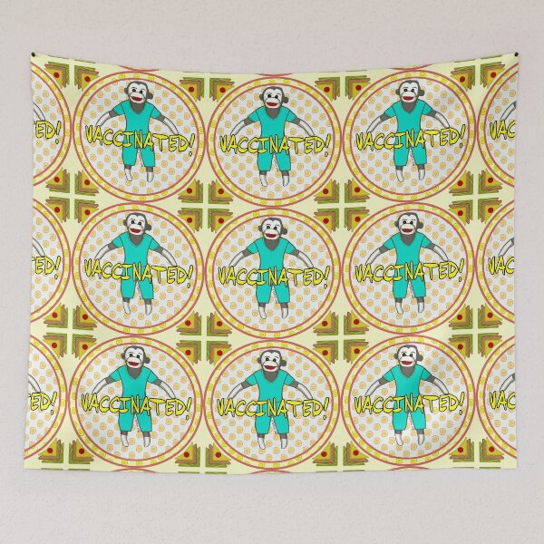 Item preview, Sock Monkey Vaccinated designed and sold by artmuvz.