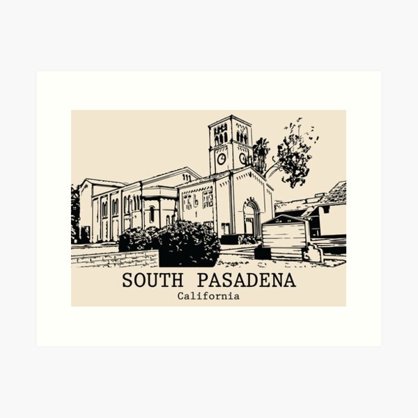 Item preview, South Pasadena - California designed and sold by Lakeric.