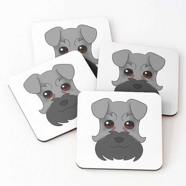 Item preview, Grey Schnauzer Black Snout Tear Stains designed and sold by OliRoseArt.