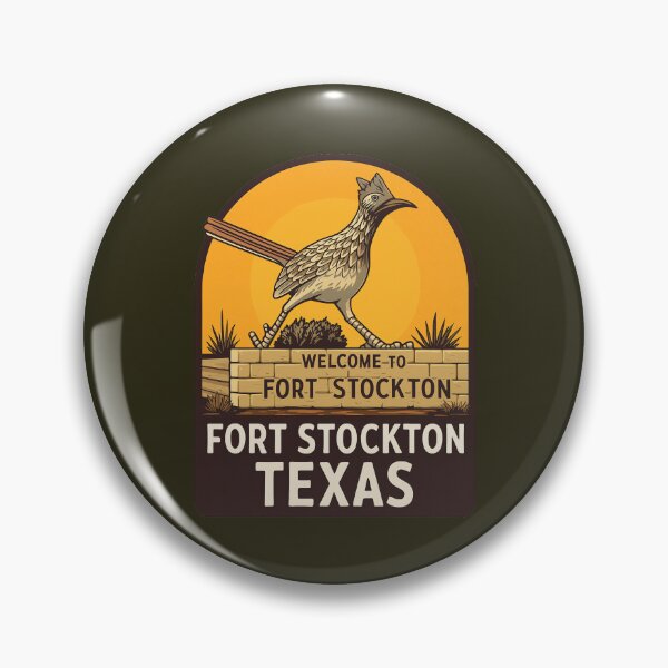 Item preview, Fort Stockton Texas Roadrunner – Vintage Travel Poster Style designed and sold by ArtSpireWorks.