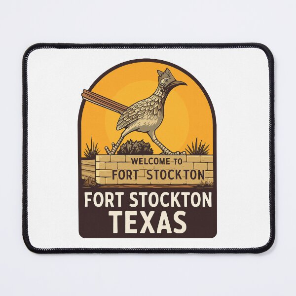 Item preview, Fort Stockton Texas Roadrunner – Vintage Travel Poster Style designed and sold by ArtSpireWorks.