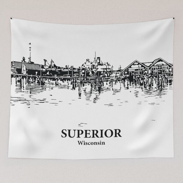 Item preview, Superior - Wisconsin designed and sold by Lakeric Cityscapes.