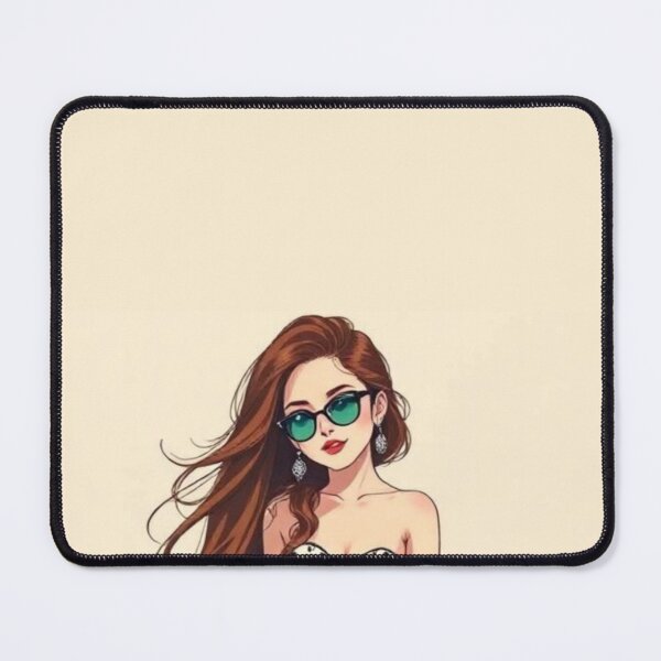 Item preview, a girl with sunglasses and a polka dot dress, designed and sold by B.P.Fashion.