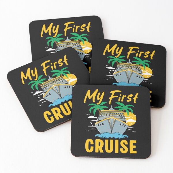 Item preview, My First Cruise Tropical Vacation Cruise Ship Design designed and sold by Dmetalx Art Apparel.