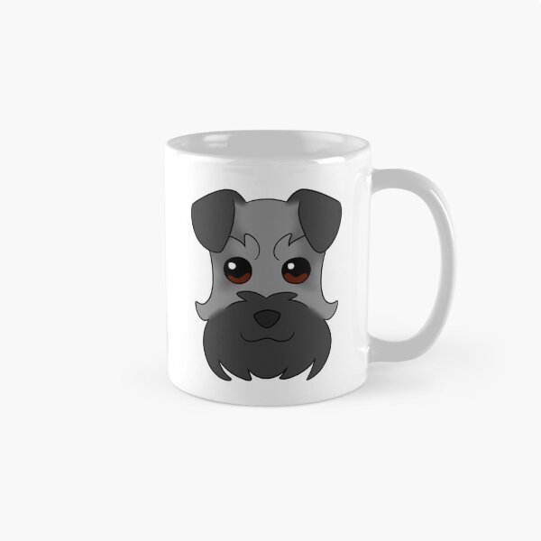 Item preview, Grey Schnauzer Black Snout Ears designed and sold by OliRoseArt.
