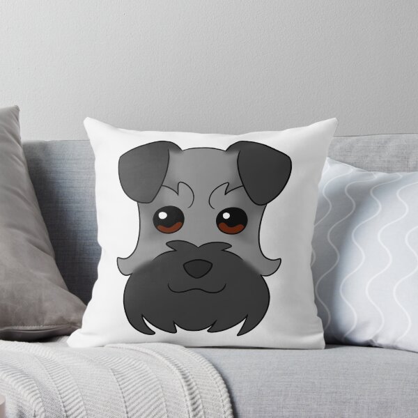 Item preview, Grey Schnauzer Black Snout Ears designed and sold by OliRoseArt.