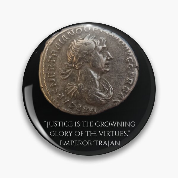 Item preview, Trajan Coin Virtue designed and sold by Linklandiya.
