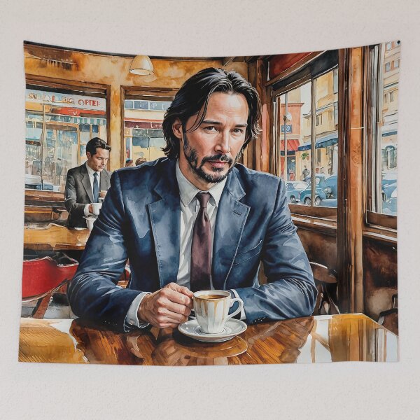 Item preview, Coffee with Keanu designed and sold by Ray's Photos & Art.
