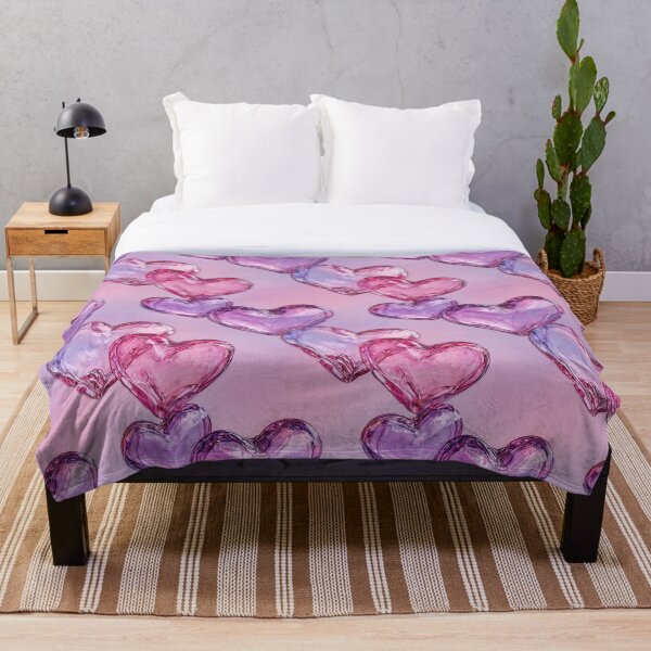 Item preview, seamless pattern featuring soft pink hearts designed and sold by IreneRuya.