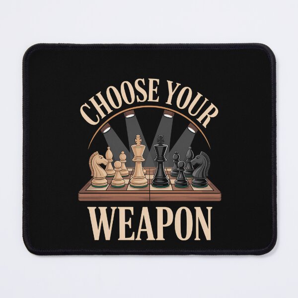 Item preview, Chess Player Saying Choose your Weapon Chess Pieces Photoroom designed and sold by DeadlockCrew.