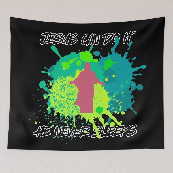 Item preview, Jesus Can Do It He Never Sleeps Christian Faith Born-again Believer designed and sold by Forevermore.