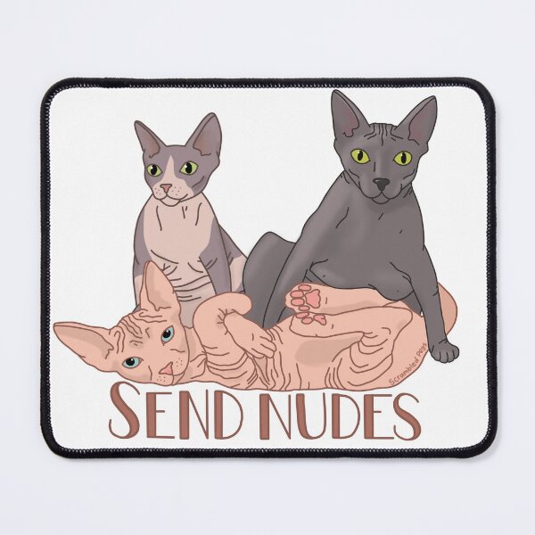Item preview, Sphynx Cat Send Nudes designed and sold by scrambledpegs.